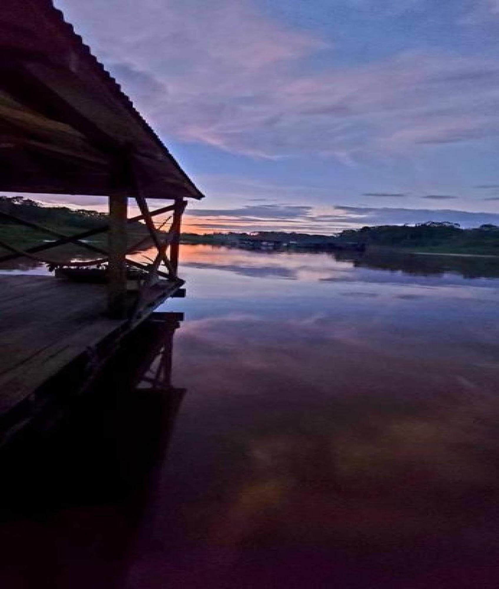Cabaña Flotante Kurupira Leticia Exterior foto